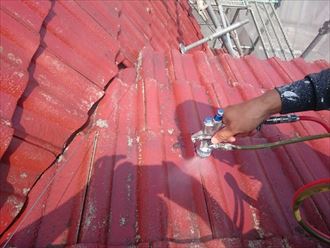佐倉市 モニエル瓦の屋根塗装工事002_R