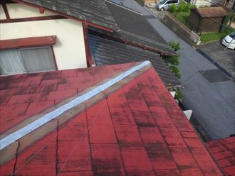 君津市 棟板金の部分交換007_R
