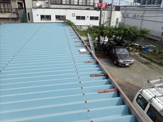 千葉市 折板屋根の塗装調査010_R