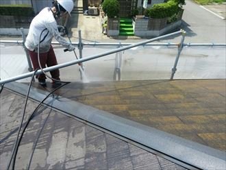 富津市 屋根塗装の下処理005_R
