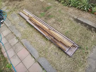 千葉市若葉区 取外した棟板金