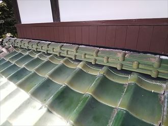 木更津市 壁きわ瓦の積み直し
