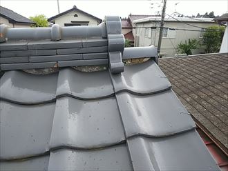 木更津市 漆喰の剥がれ