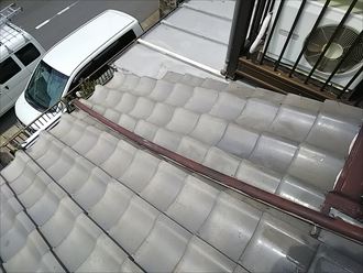 千葉市若葉区 雨樋の歪み