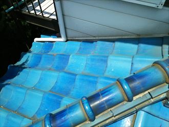 富津市 雨漏り箇所上部の屋根