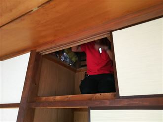 君津市 屋根裏調査