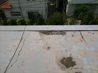 木更津市 雨漏り箇所上部の状態