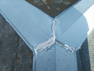 君津市 コーキングのひび割れ