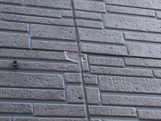 袖ケ浦市　外壁の釘穴