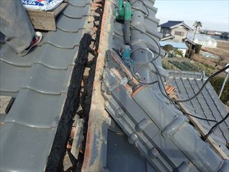 君津市 新規漆喰の詰め
