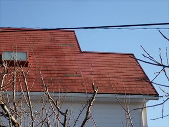 木更津市 屋根からの化粧スレートの落下