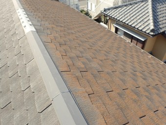 君津市 棟板金の状態