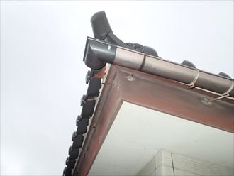 木更津市 雨樋金具の損傷