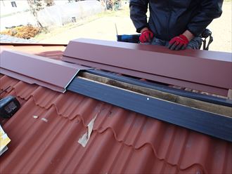 市原市 板金の取付け