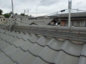 木更津市 瓦のズレ調査
