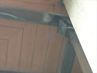 木更津市 雨樋から雨水の漏れ