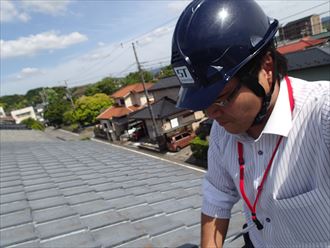 君津市　屋根調査状況