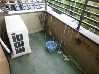 市原市 雨水の流れ落ち