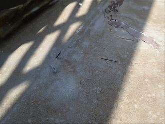 木更津市 防水面のひび割れ