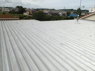 君津市 折板屋根雨漏り調査