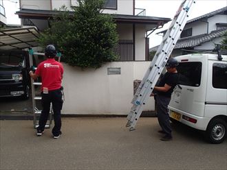 君津市 屋根調査準備