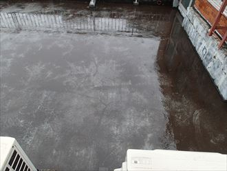 木更津市 陸屋根の排水不良