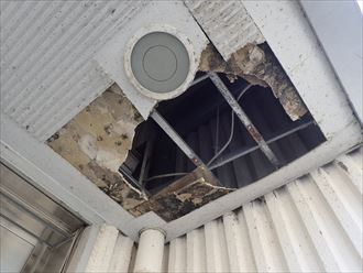 市原市　天井の損傷