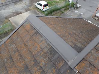 千葉市若葉区 他の箇所の棟板金の状態