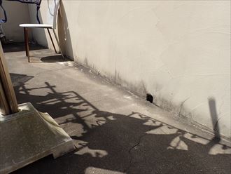 OLYMPUS DIGITAL CAMERA 松戸市栗山で行った屋上陸屋根調査で排水口の詰まりは雨漏りの原因になりますので定期的に確認しましょう
