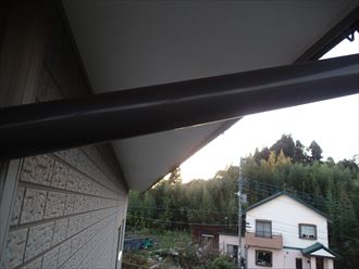 雨樋のつまり　君津市