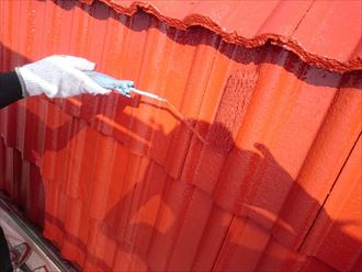 佐倉市 モニエル瓦の屋根塗装工事010_R