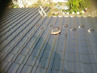 茂原市 瓦の被害修理004_R