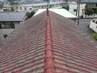 市原市 K様 屋根塗装 瓦屋根塗装 棟取り直し