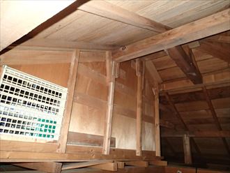 小屋裏の漏水調査 木更津市