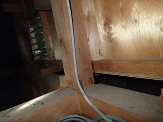 小屋裏確認