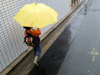 雨の日の風景