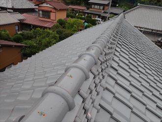 東金市 台風で棟瓦のズレ006_R