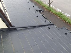 １階屋根の雨樋が飛散してしまいました。　印西市 (5)_R.JPG