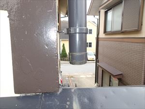 １階屋根の雨樋が飛散してしまいました。　印西市 (7)_R.JPG