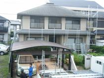 Ａ様邸足場①.JPG