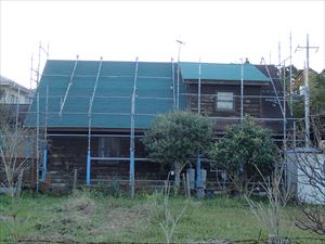 アスファルトシングルの屋根材のカバー工事が始まりました。　茂原市 (8)_R.JPG