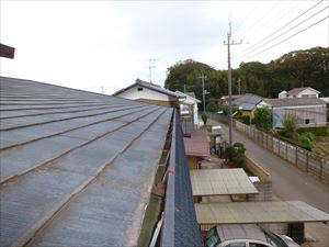 スレート屋根のカバー工事　雨漏り修理　八街市八街 (1)_R.JPG