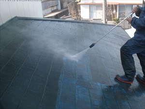 屋根高圧洗浄　木更津市請西.JPG