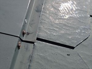 棟板金補修工事 佐倉市 ビス打ち 釘打ちなおし.jpg