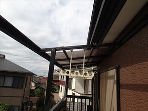 富津市 2階ベランダ屋根交換 台風被害001R.jpg