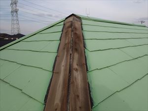 木更津市　棟板金の飛散　簡易補修003R.jpg