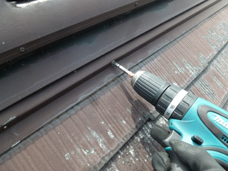 千葉市緑区　屋根塗装　外壁塗装　カラーシミュレーション　バルコニー防水　ビスの増し締め