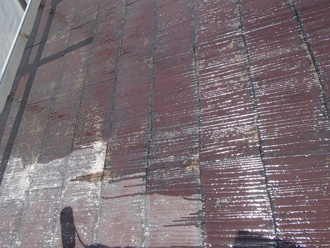 千葉市緑区　屋根塗装　外壁塗装　カラーシミュレーション　バルコニー防水　屋根の下塗り