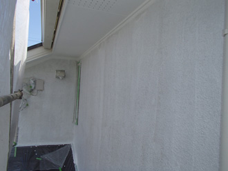 千葉市緑区　屋根塗装　外壁塗装　カラーシミュレーション　バルコニー防水　下塗り完了