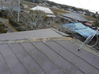 棟板金と貫板の解体と撤去